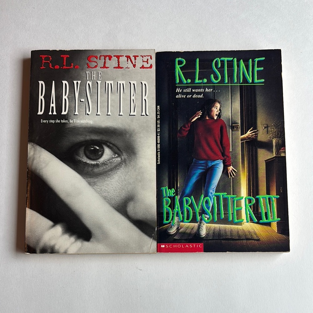 2 Vintage R.L. Stine The Baby-Sitter Books Paperback